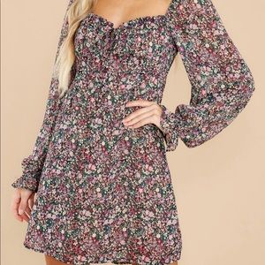 Red Dress Boutique Start All Over floral mini dress